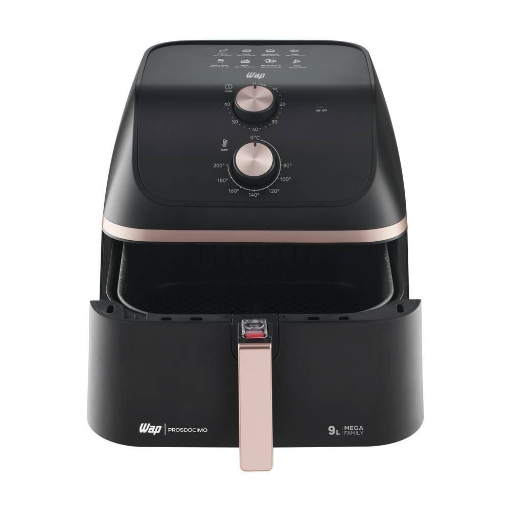 Fritadeira Air Fryer Wap WAFM9 9L Cesto Quadrado e Amplo 1900W