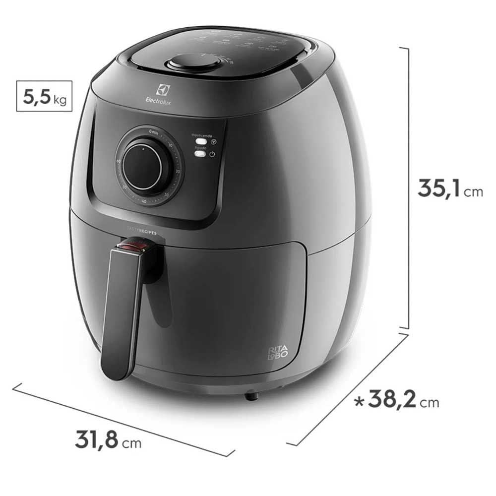 Fritadeira Air Fryer Electrolux Family Efficient 5L EAF50