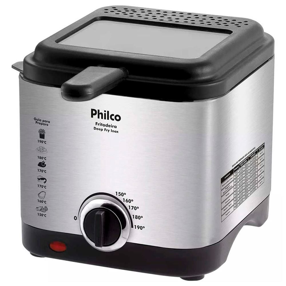 Fritadeira Philco Deep Fry Inox 1,8L 900W