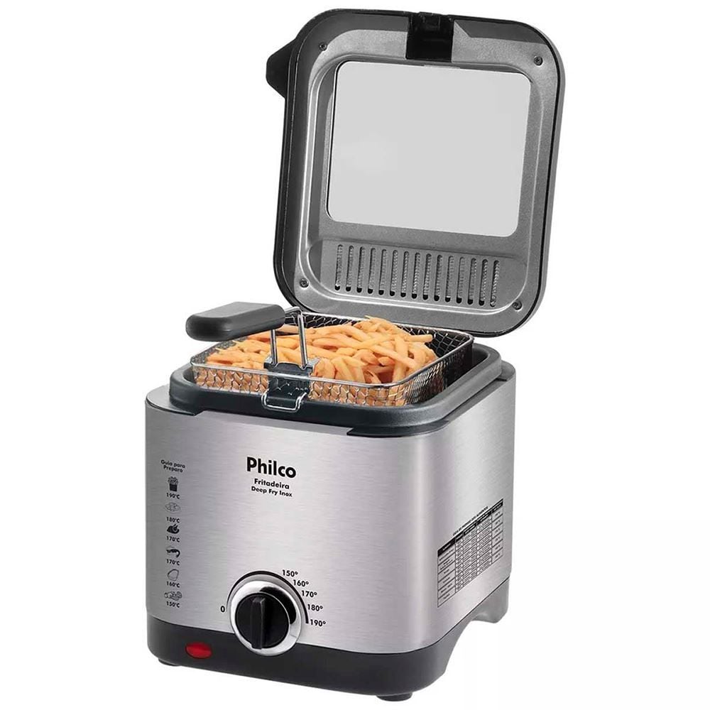 Fritadeira Philco Deep Fry Inox 1,8L 900W