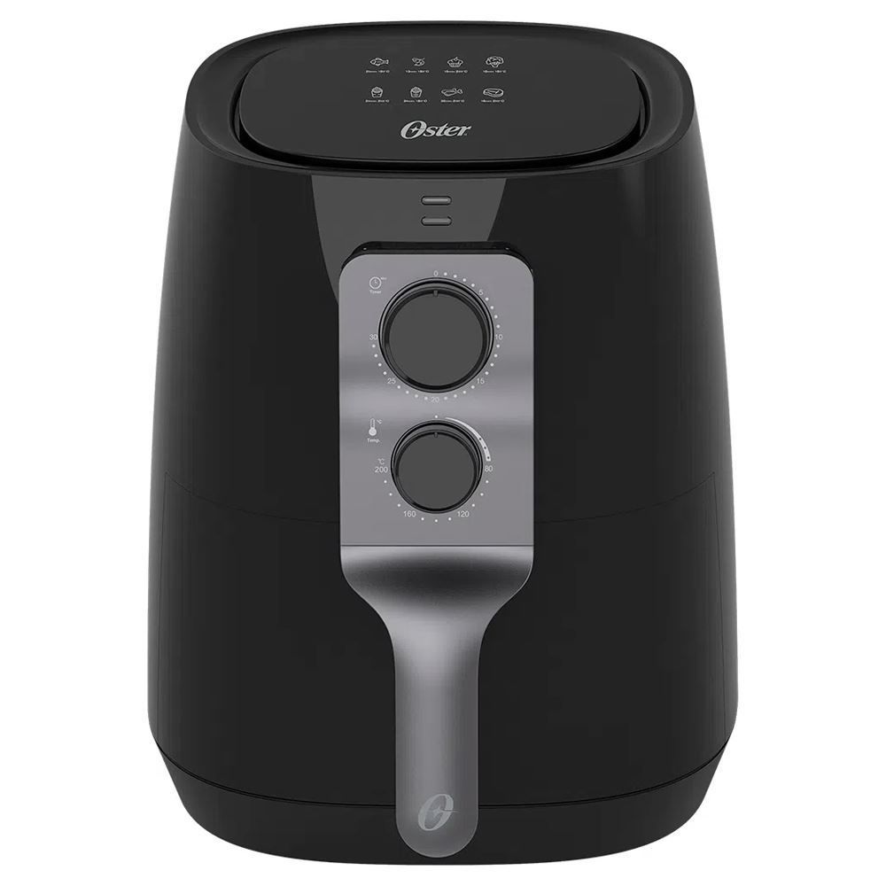 Fritadeira Air Fryer Elétrica Sem Óleo Oster Black 3,3L