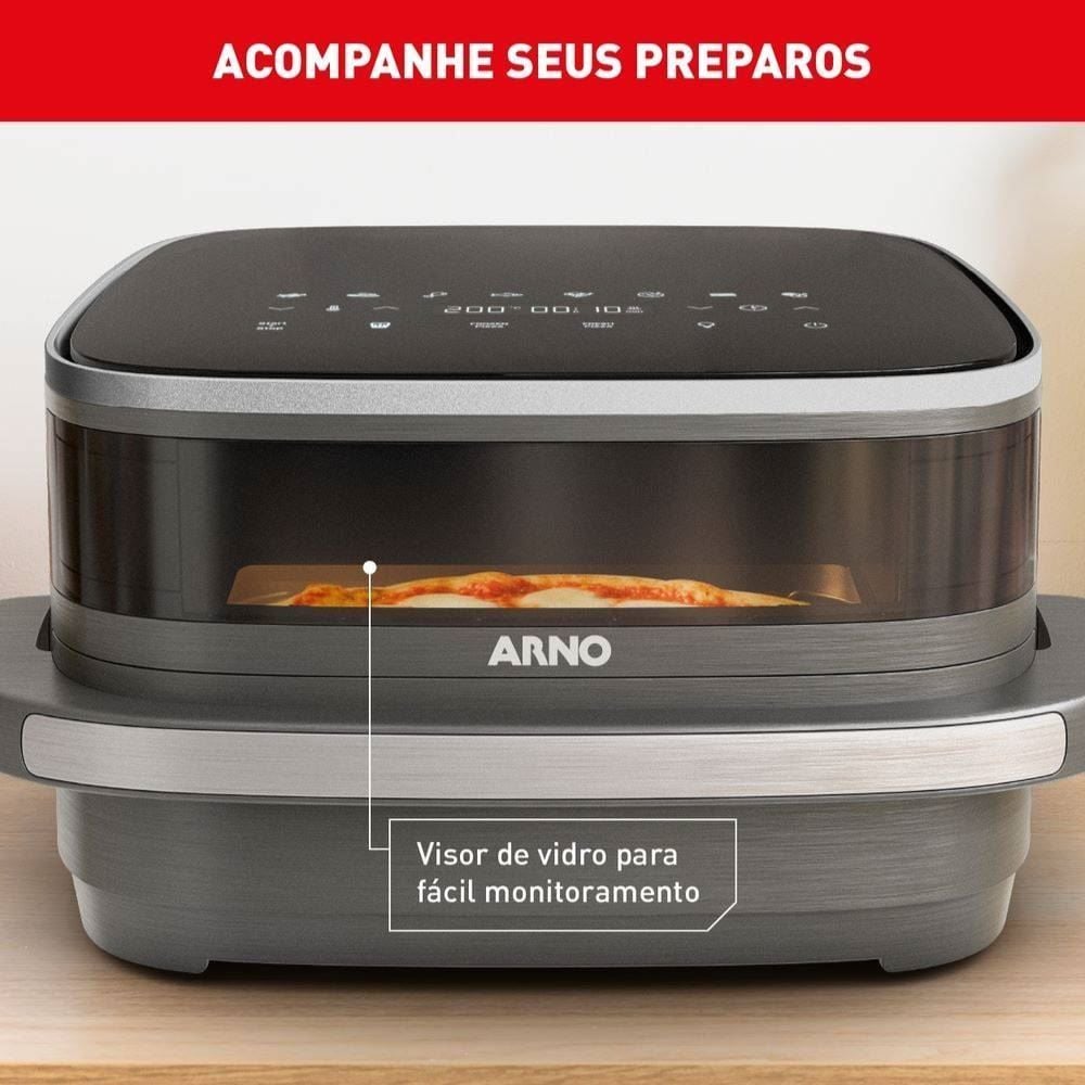 Fritadeira Air Fryer Arno Easy Fry Extra Superfície Cinza AFP4