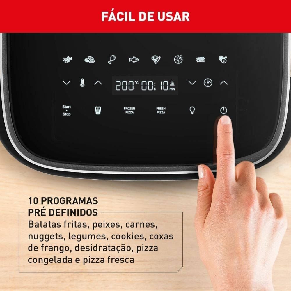 Fritadeira Air Fryer Arno Easy Fry Extra Superfície Cinza AFP4