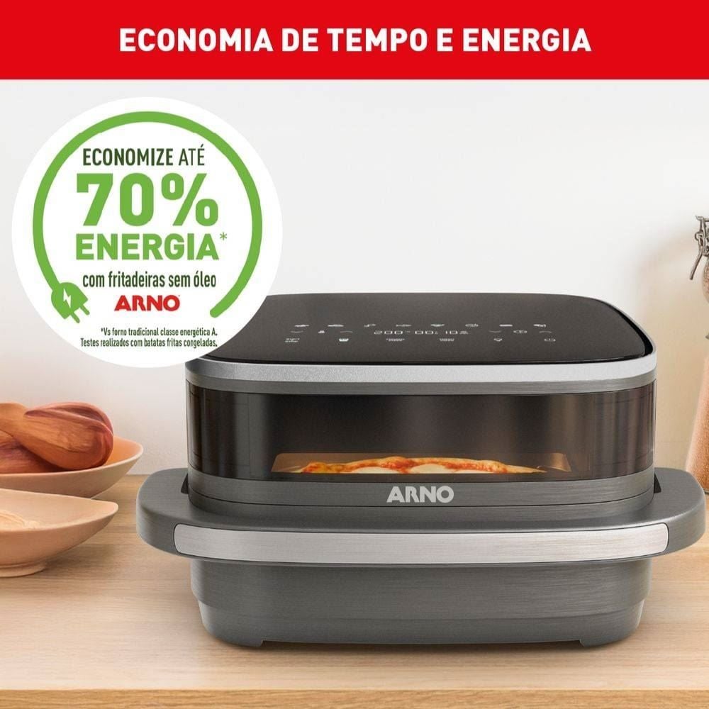 Fritadeira Air Fryer Arno Easy Fry Extra Superfície Cinza AFP4
