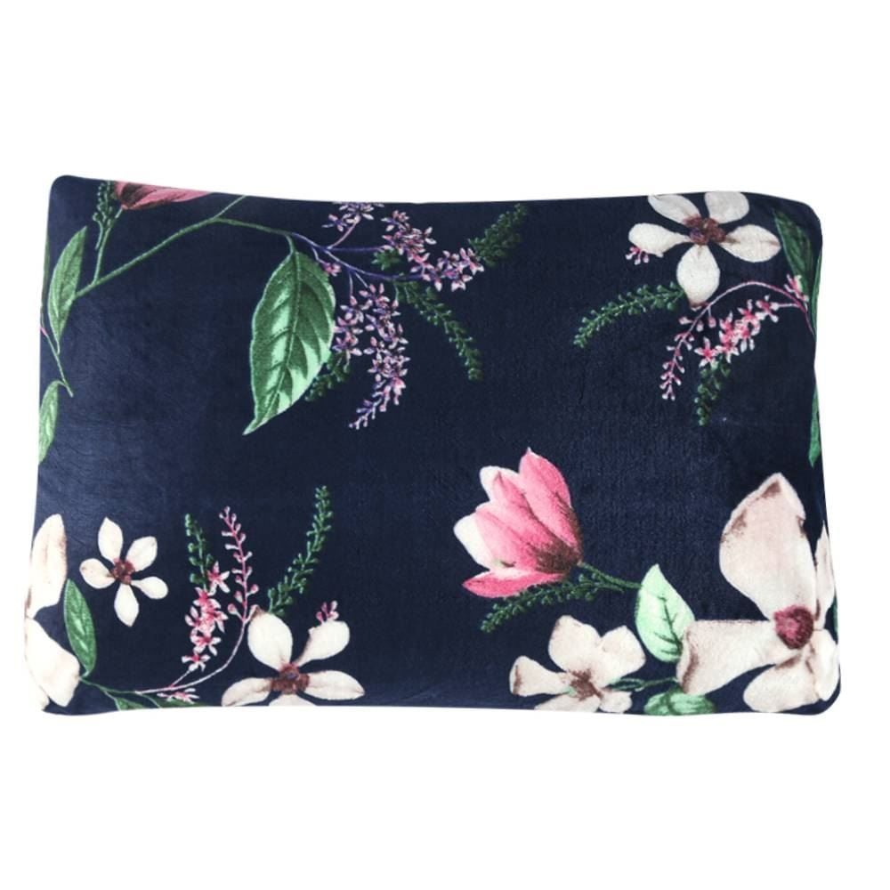 Fronha Avulsa Plush Estampada Havan Casa - Aimee Floral Azul