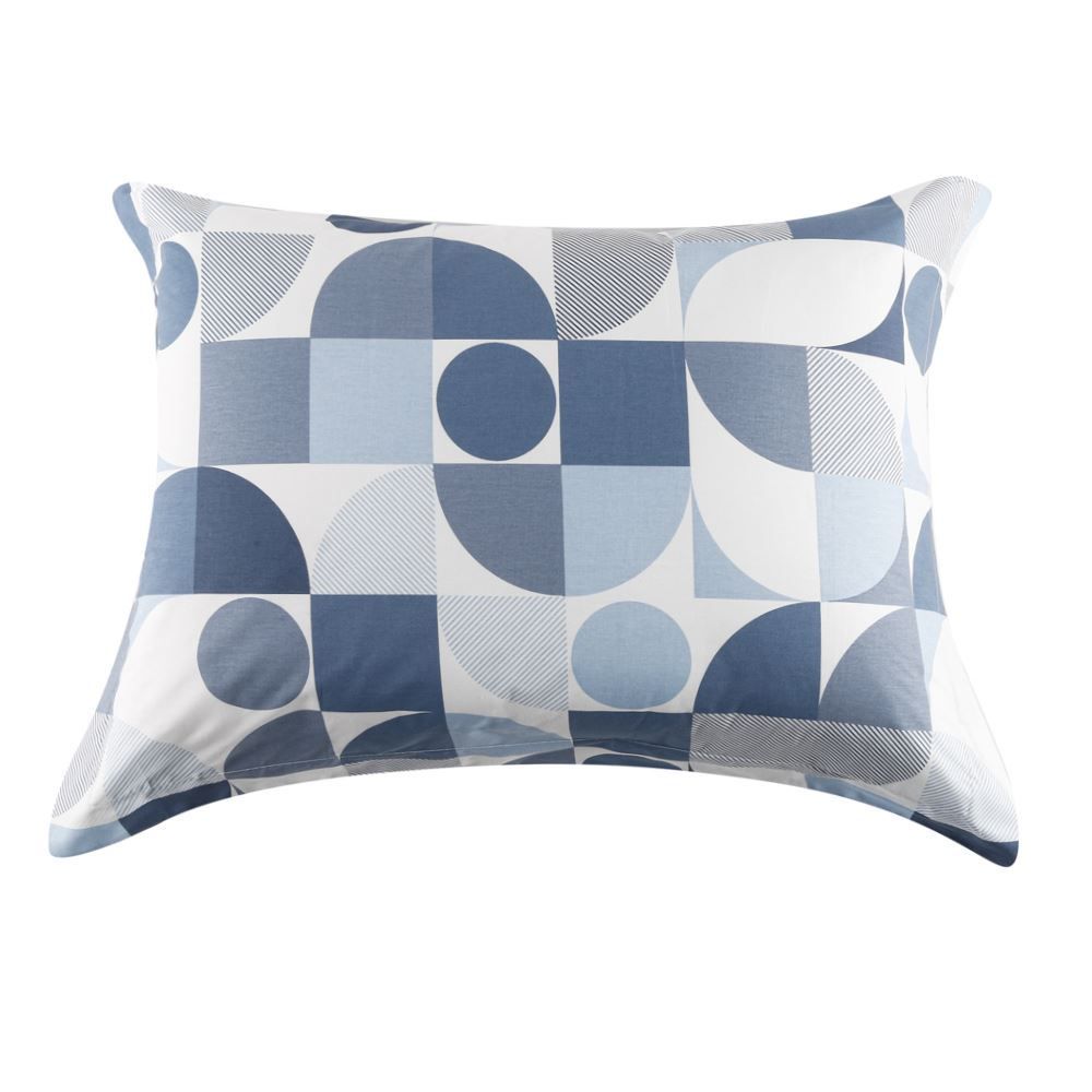 Fronha Avulsa Percal 100% Algodão Buona Fortuna - Lorenzo Azul 