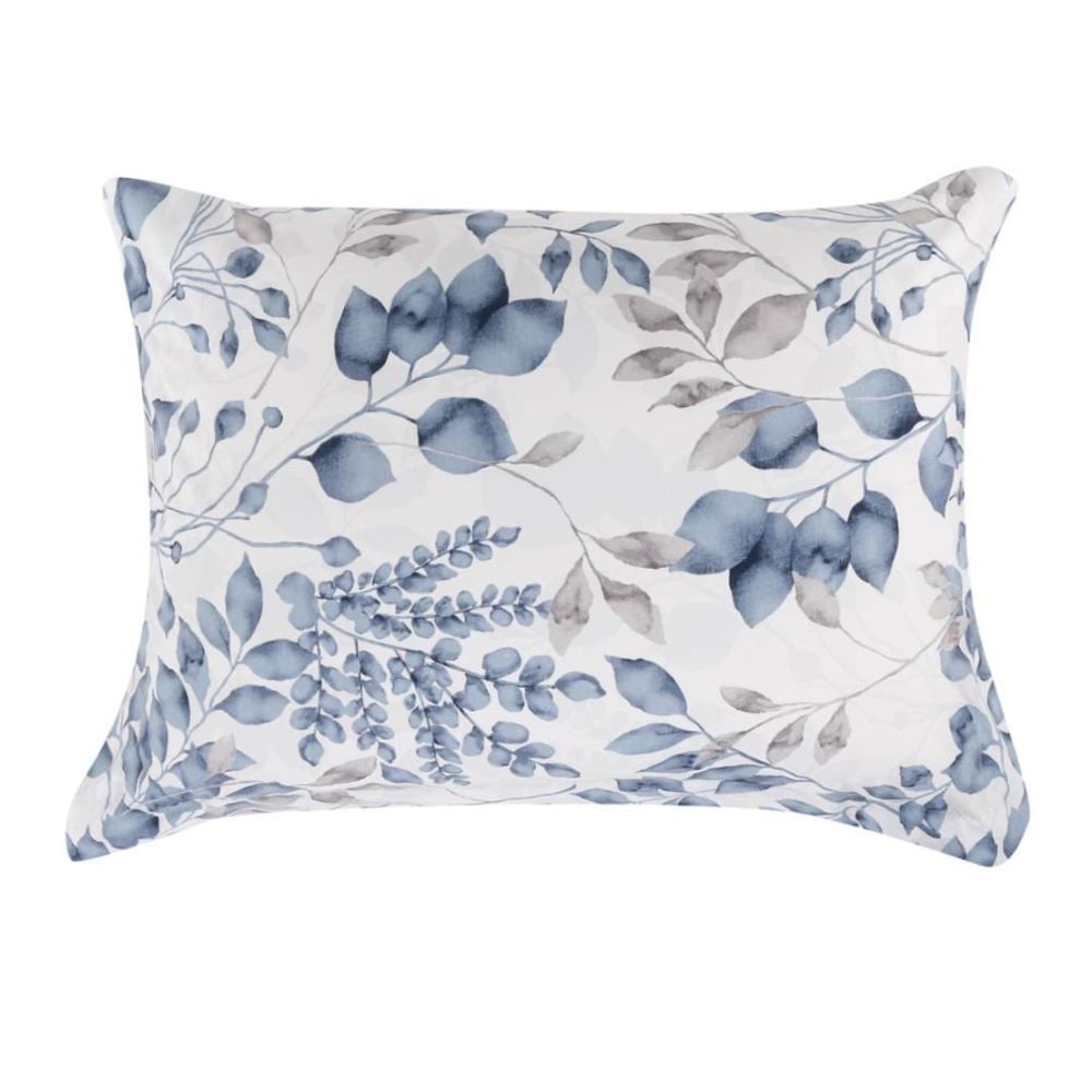 Fronha Avulsa Percal 100% Algodão Buona Fortuna 1 Pç - Jade Prata