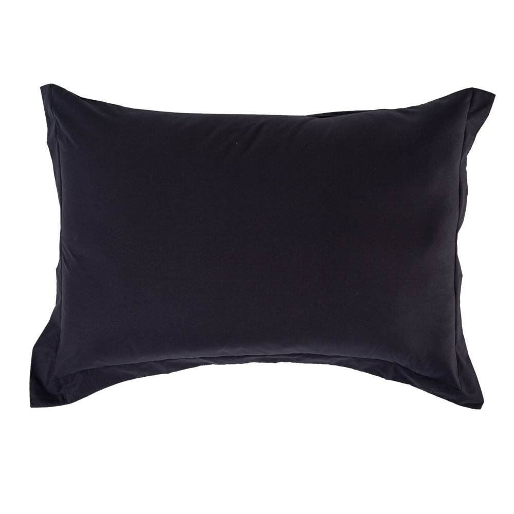 Fronha Avulsa Percal 100% Algodão Buona Fortuna - Preto Liso