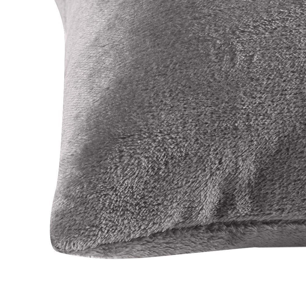 Fronha Avulsa Plush Havan Casa 1 Pç - Cinza Ardósia