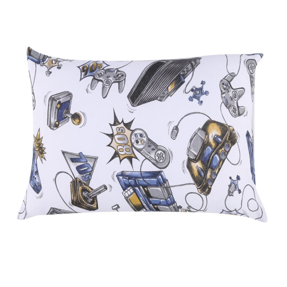 Fronha Avulsa Infantil Malha Estampada Havan Casa - Play Marinho