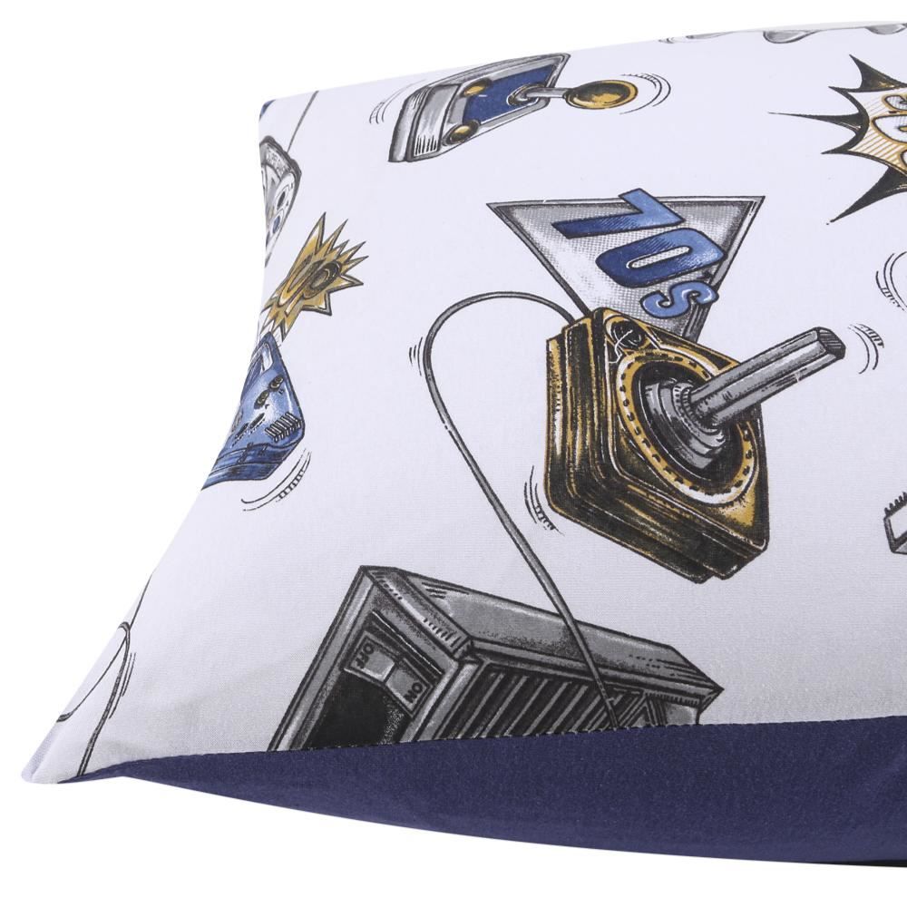 Fronha Avulsa Infantil Malha Estampada Havan Casa - Play Marinho