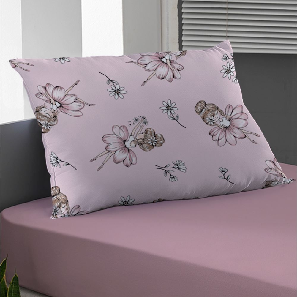 Fronha Avulsa Infantil Malha Estampada Havan Casa - Milla Rose