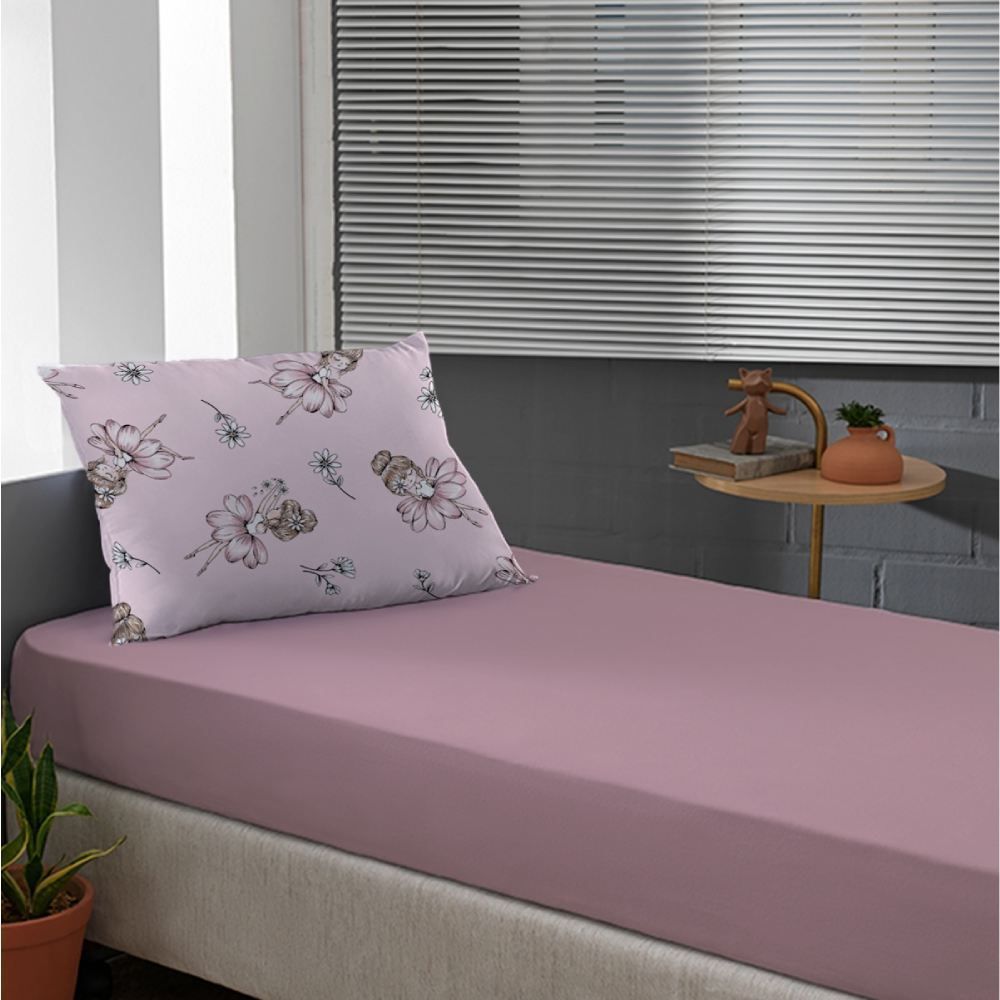 Fronha Avulsa Infantil Malha Estampada Havan Casa - Milla Rose