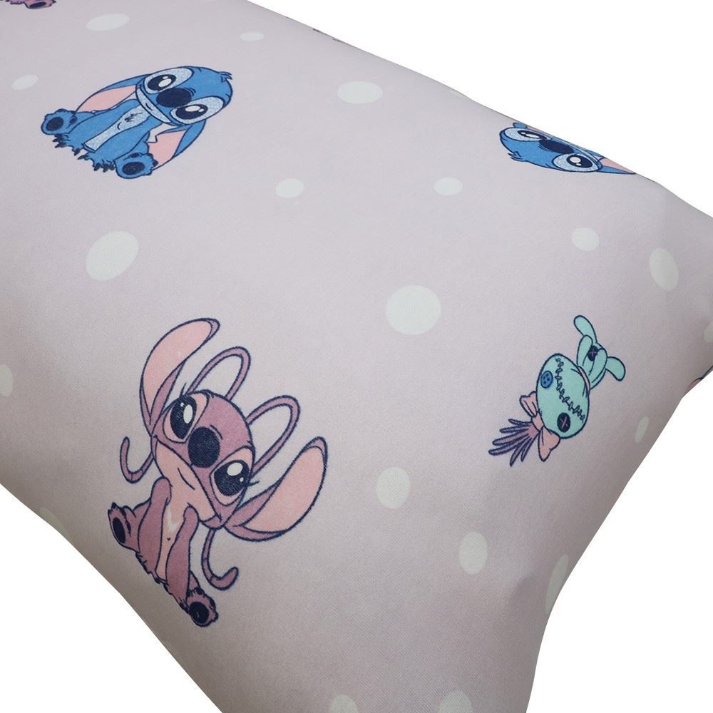 Fronha Avulsa Estampada 100% Algodão Disney - Love Stitch