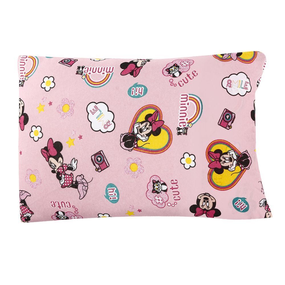 Fronha Avulsa Estampada 100% Algodão Disney - Minnie Smile 