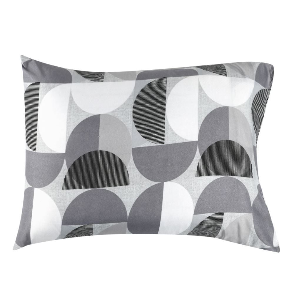 Fronha Avulsa Microfibra Estampada 100% Poliéster Havan Casa - Luccius Cinza