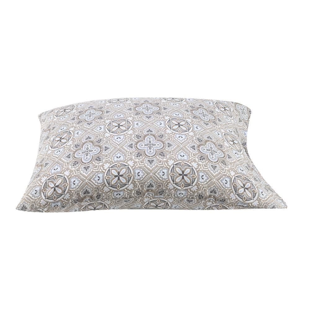 Fronha Avulsa Microfibra Estampada 100% Poliéster Havan Casa - Mandal Kaki