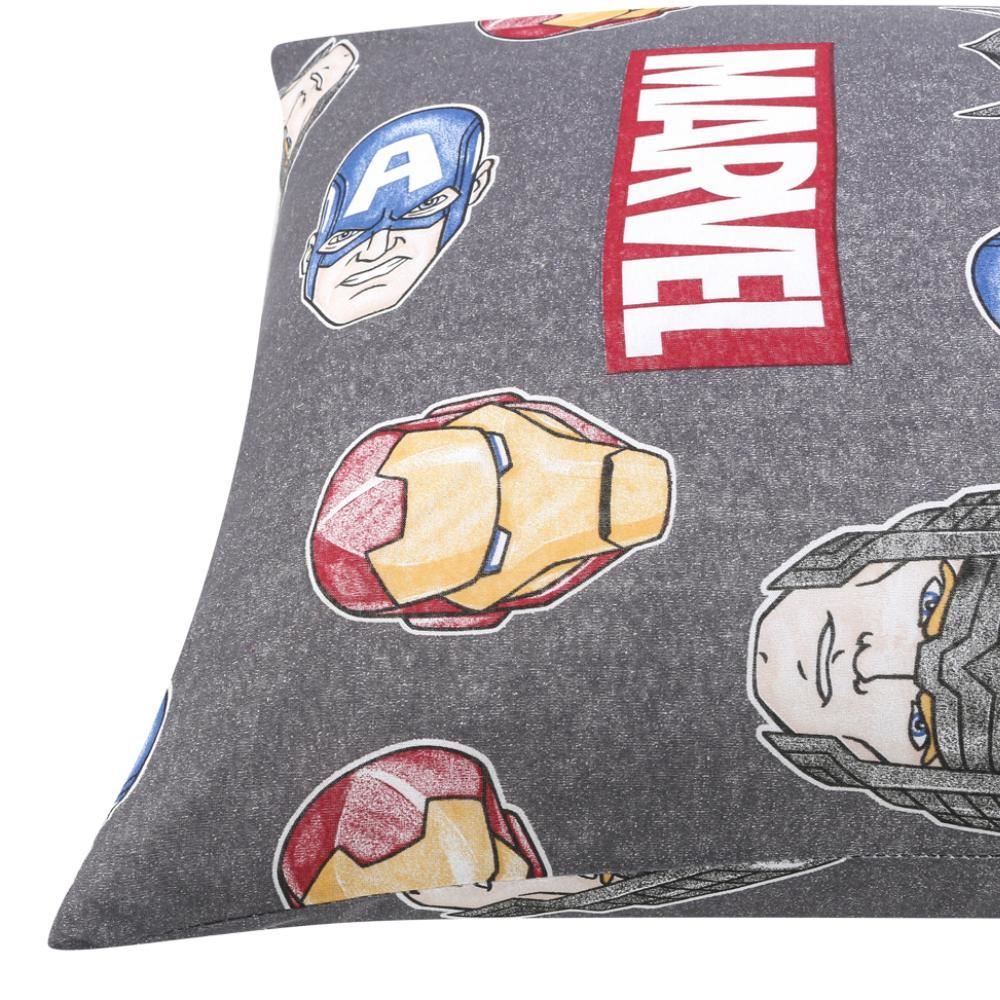 Fronha Avulsa Infantil 100% Algodão Marvel 1 Pç - Avengers Icons