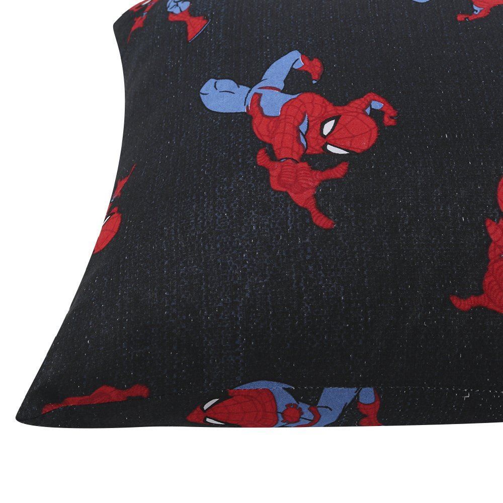 Fronha Avulsa Infantil 100% Algodão Marvel 1 Pç - Homem Aranha Talk