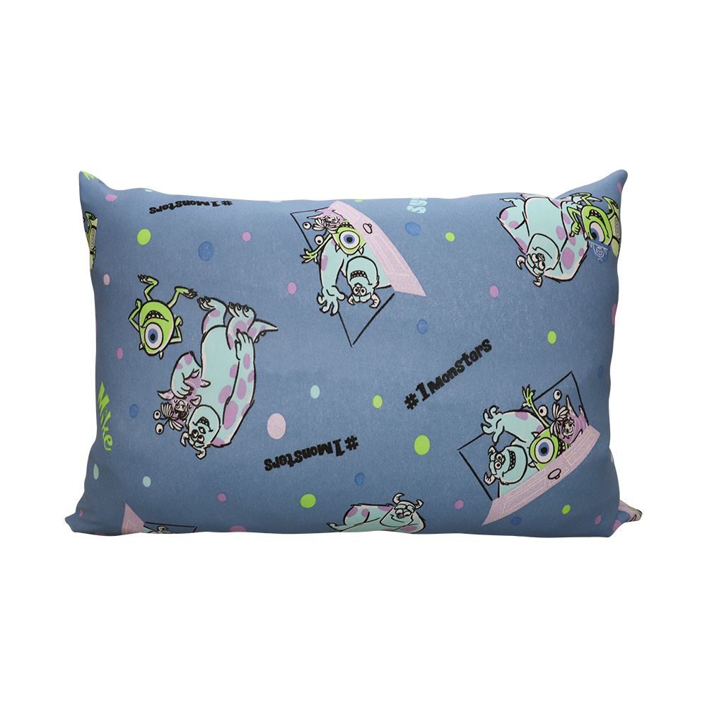 Fronha Avulsa Infantil Monstros S.A. Estampada Portallar - SULLEY E MIKE