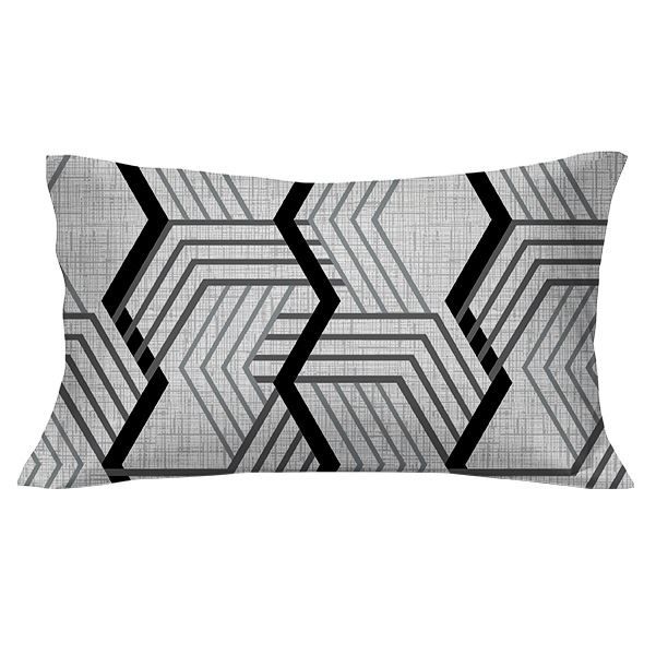 Fronha Avulsa Malha Estampada Havan Casa - CARBON/PRETO