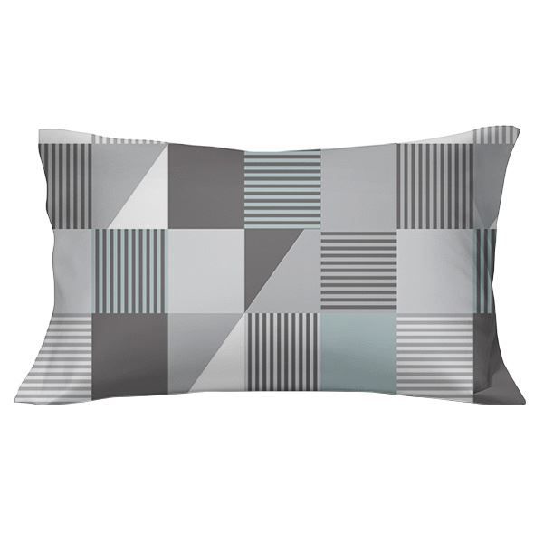 Fronha Avulsa Malha Estampada Havan Casa - STORM/CINZA