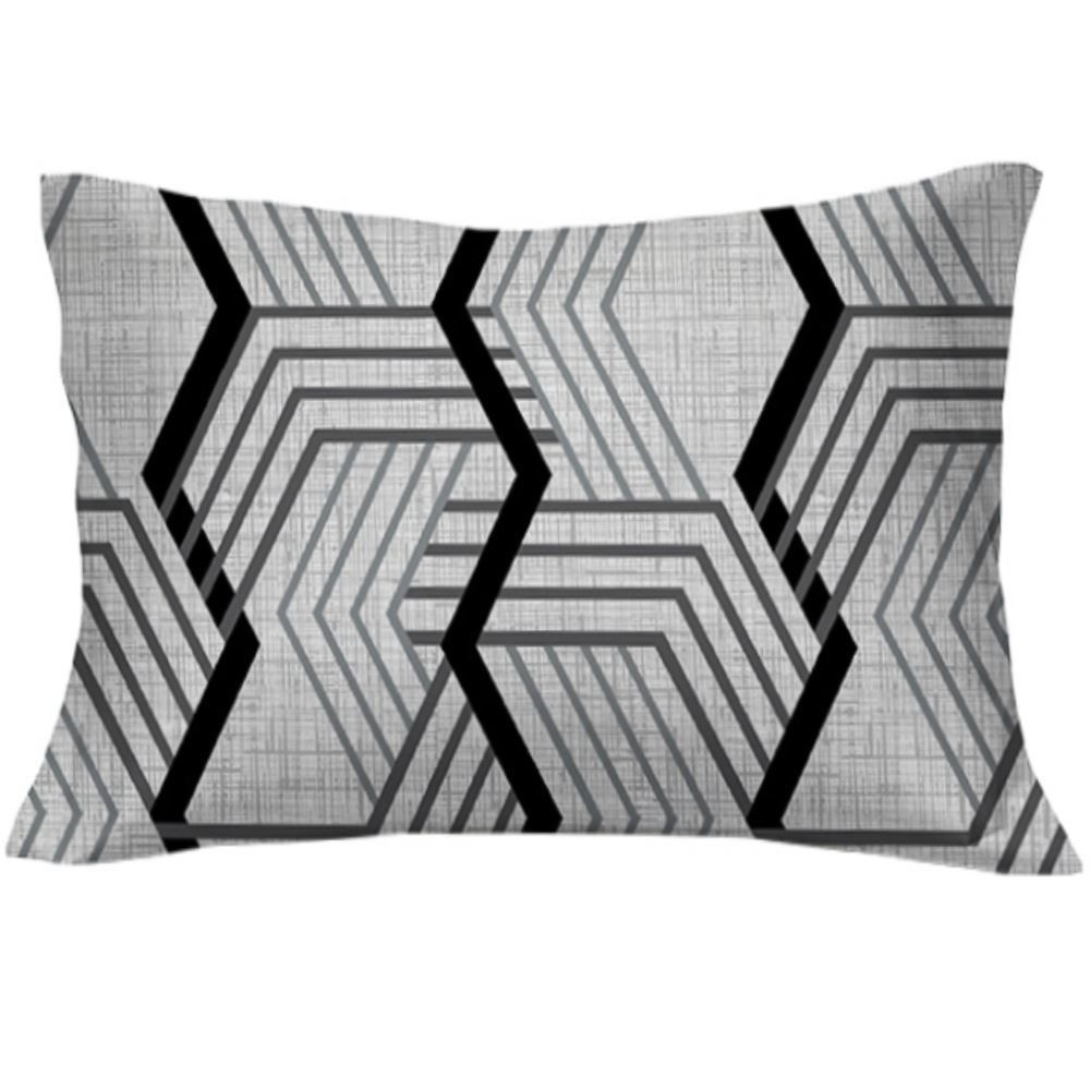 Fronha Avulsa Malha Estampada Havan Casa - Carbon Preto