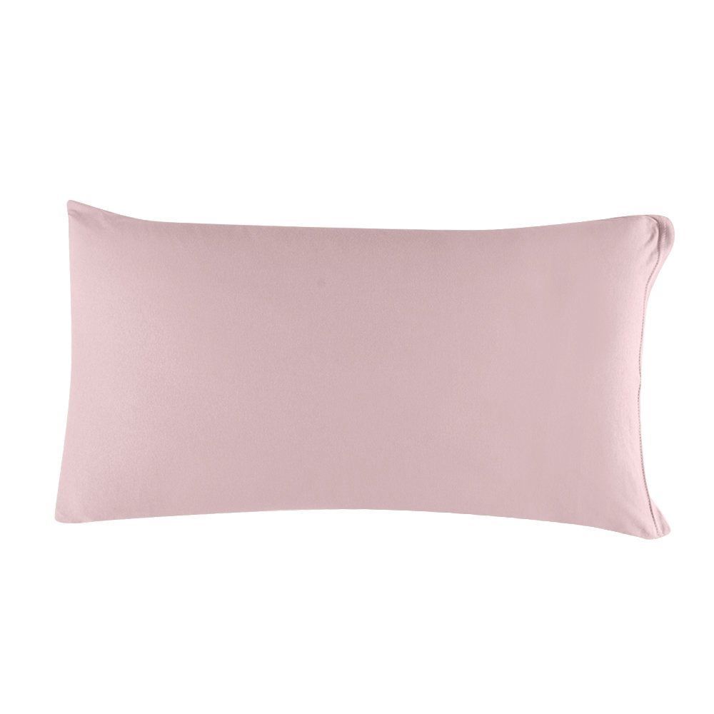 Fronha Avulsa 100% Algodão Malha Fio Penteado Havan Casa 1 Pç - Rosa Bebê