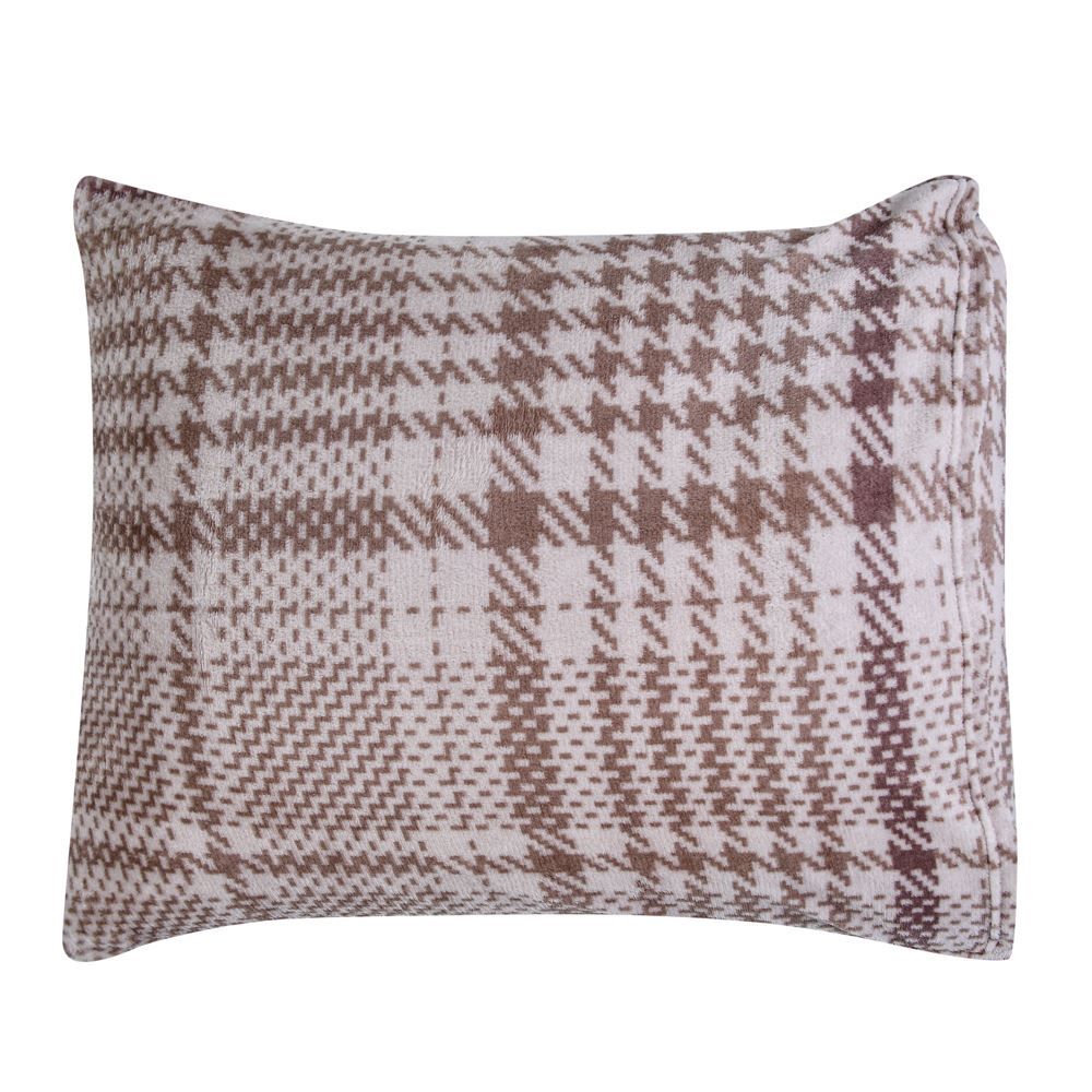 Fronha Avulsa Plush Estampada Havan Casa - Tartan Cru