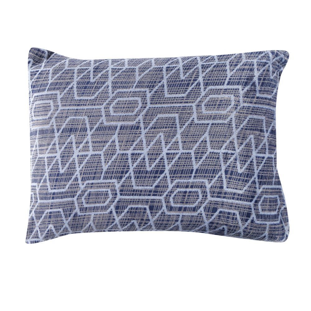 Fronha Avulsa Plush Estampada Havan Casa 1 Pç - Geo Azul