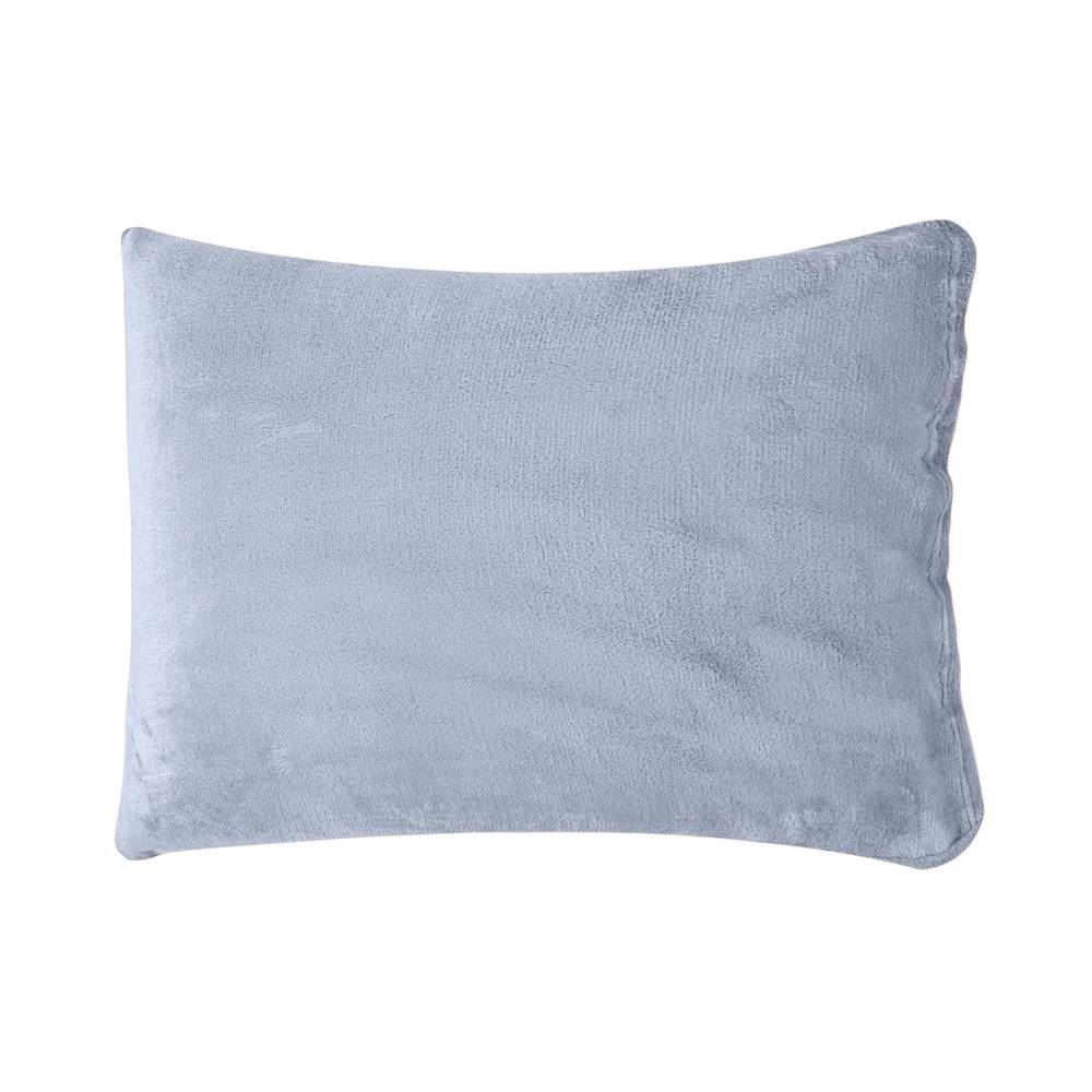 Fronha Avulsa Plush 100% Poliéster Lisa Havan Casa - Cinza Lunar