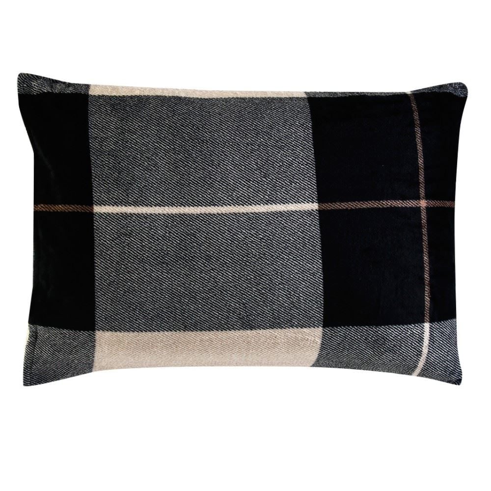 Fronha Avulsa Plush Estampada 50Cmx70cm Havan Casa - Glenn Geo Preto