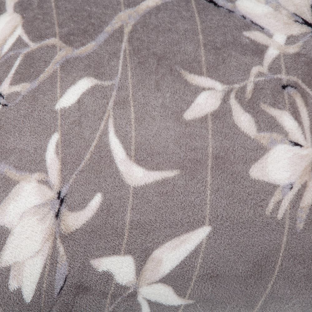 Fronha Avulsa Plush Estampada 50Cmx70cm Havan Casa - Aura Cinza