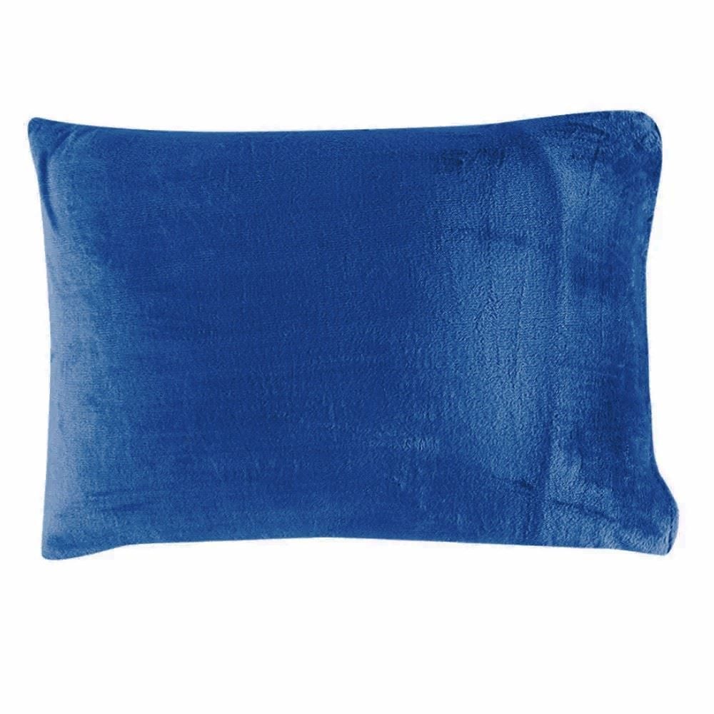 Fronha Avulsa Plush Lisa Havan Casa - Azul Jeans 