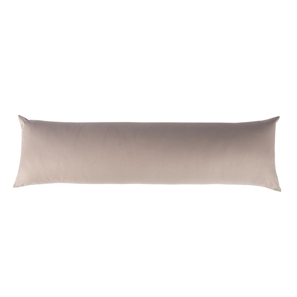 Fronha de Travesseiro Corporal 40 X 130 cm Buona Fortuna - Cinza Prata Liso