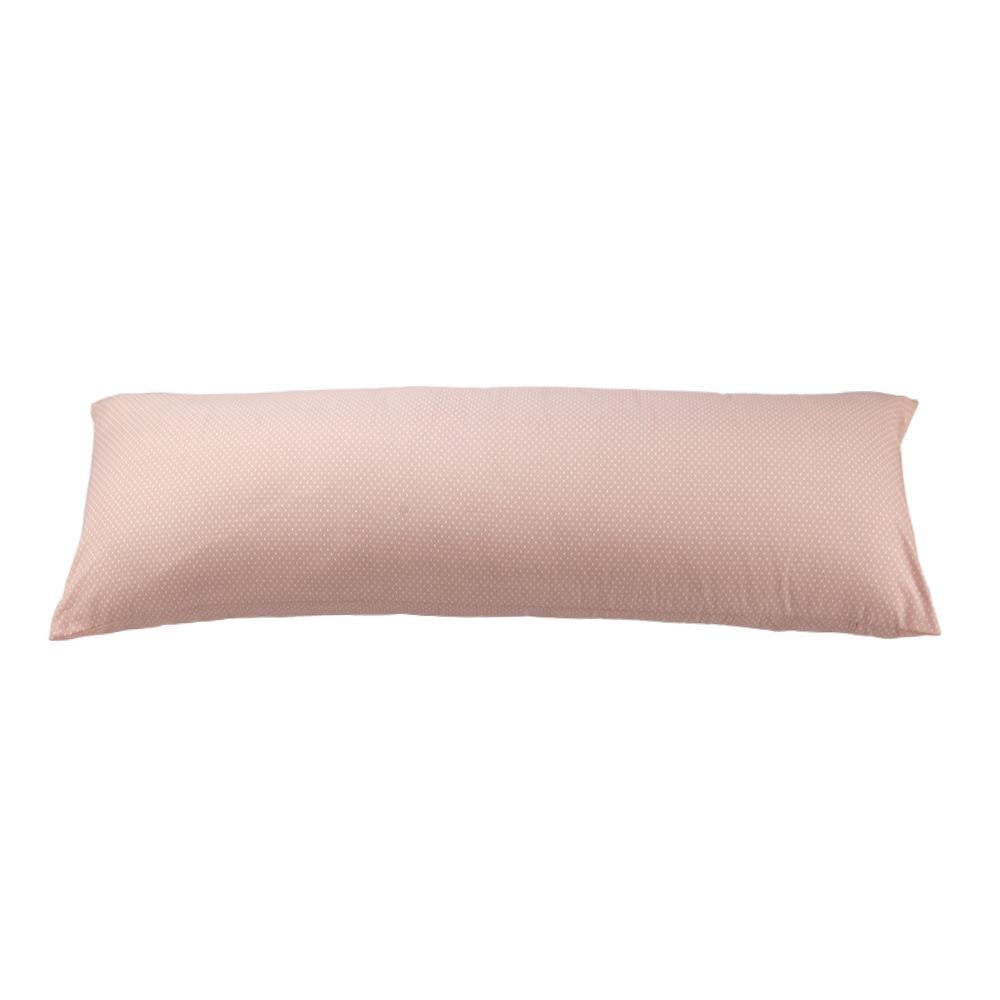 Fronha de Travesseiro Corporal 40 X 1,30M Buona Fortuna - Poa Rosa