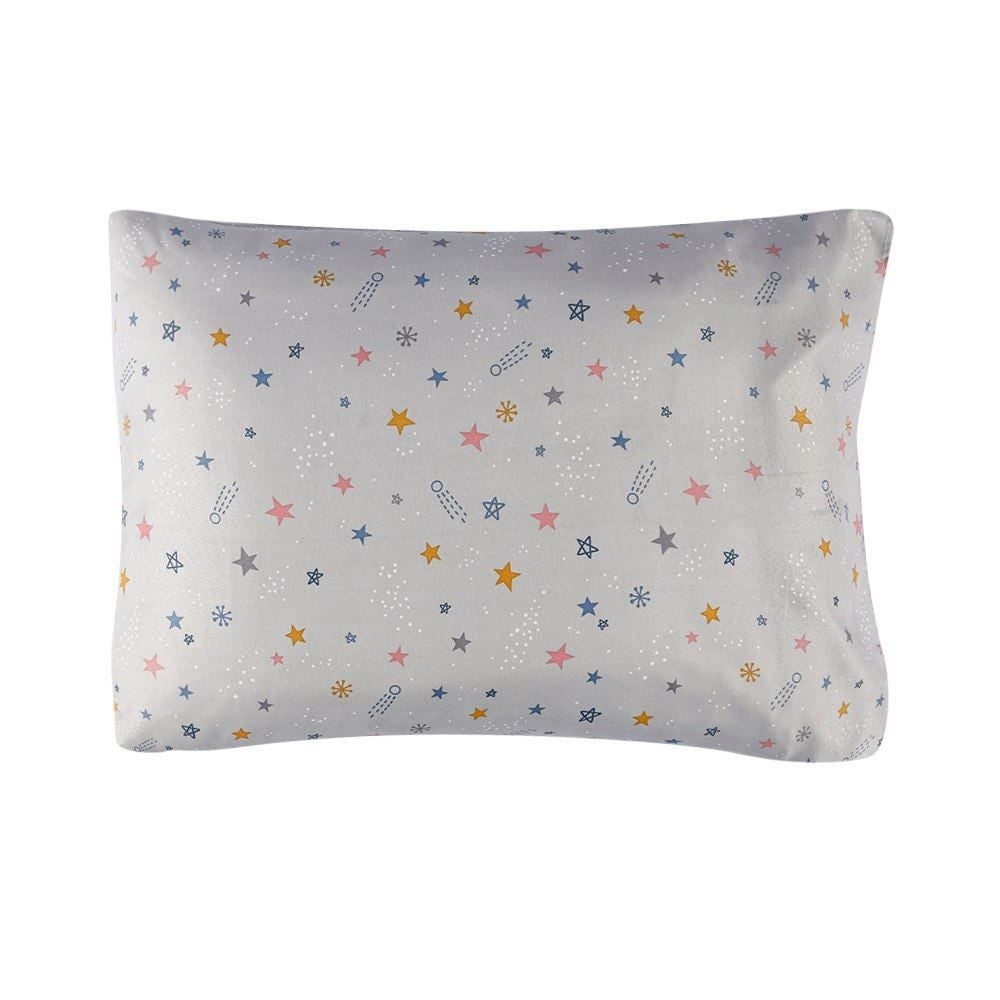 Fronha Avulsa Infantil Microfibra Havan Kids 1 Pç - Estrelas Cinza