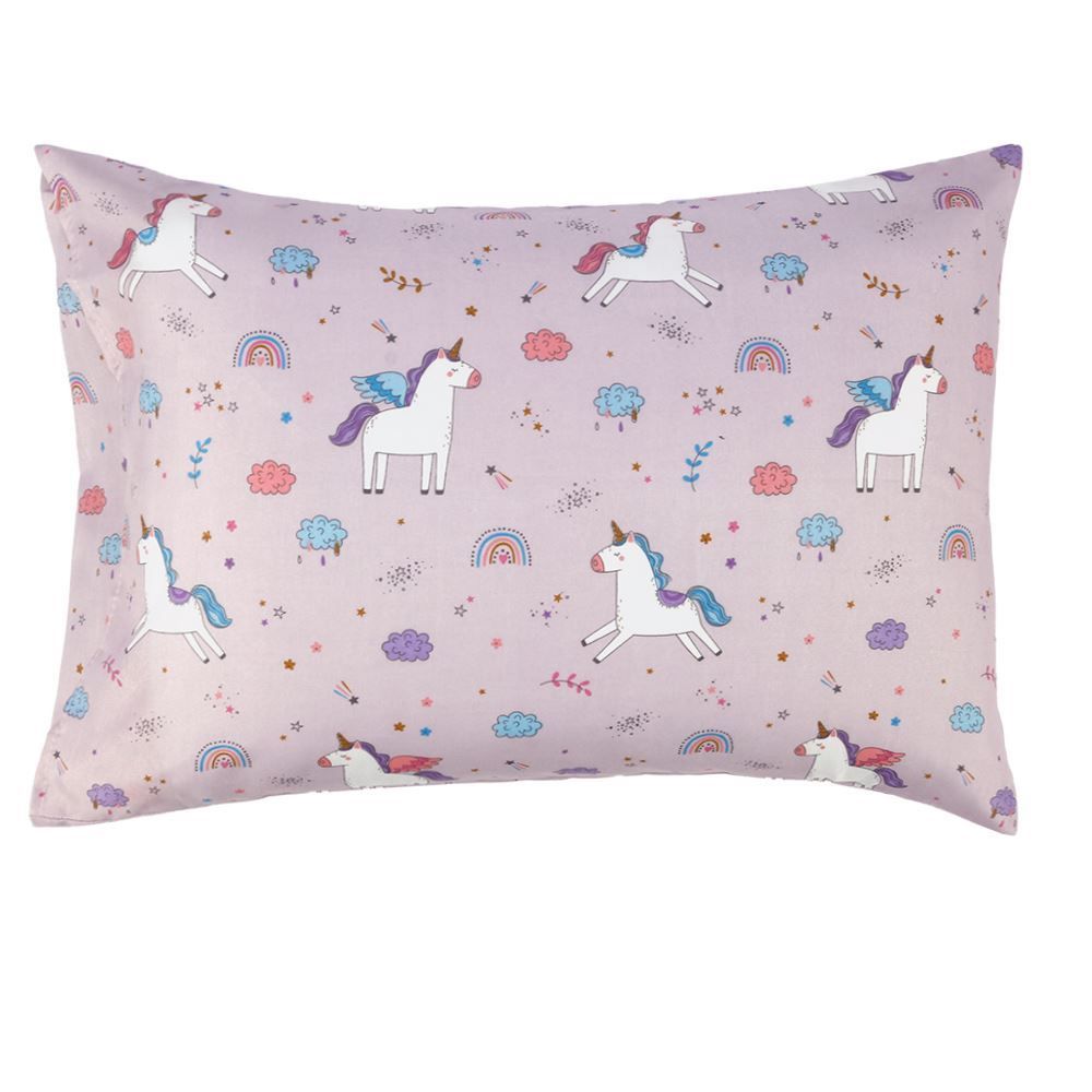 Fronha Avulsa Infantil Microfibra Havan Kids 1 Pç - Unicórnio Lilás