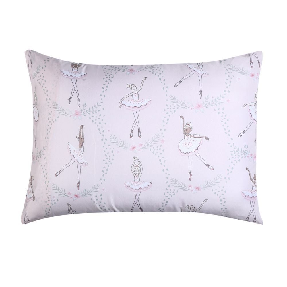 Fronha Avulsa Infantil Microfibra Havan Kids 1 Pç - Pink Bailarina/ Rosa