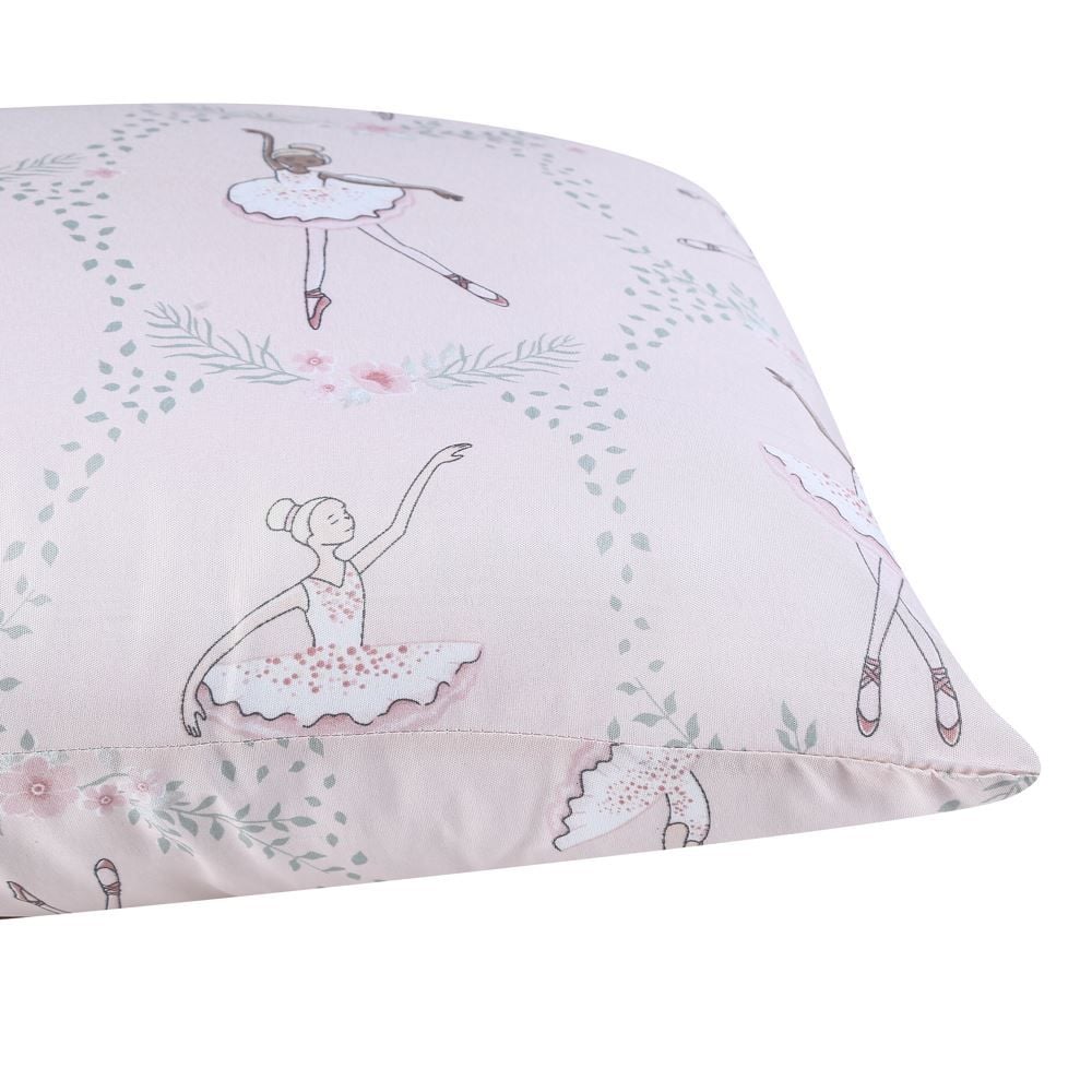 Fronha Avulsa Infantil Microfibra Havan Kids 1 Pç - Pink Bailarina/ Rosa