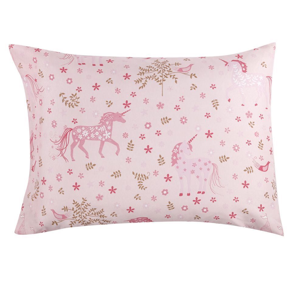 Fronha Avulsa Infantil Microfibra Havan Kids 1 Pç - Mundo Encantado Rosa