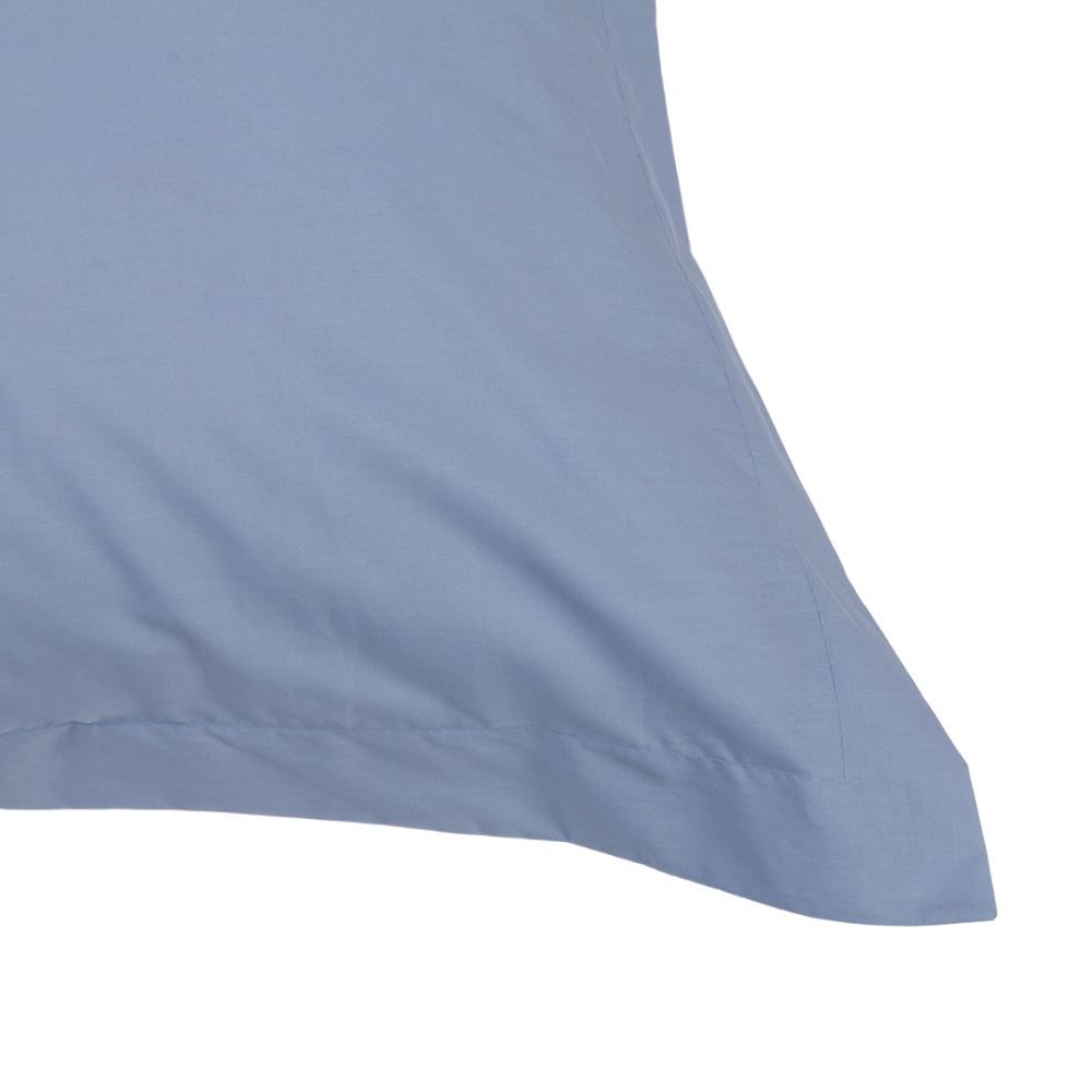 Fronha King 50X90 cm Buona Fortuna - Azul Liso Novo