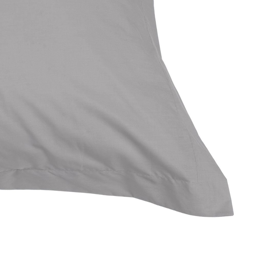 Fronha King 50X90 cm Buona Fortuna - Cinza Prata Liso