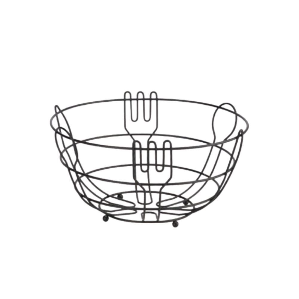 Fruteira De Mesa De Aço Querida Black Arthi - Preto