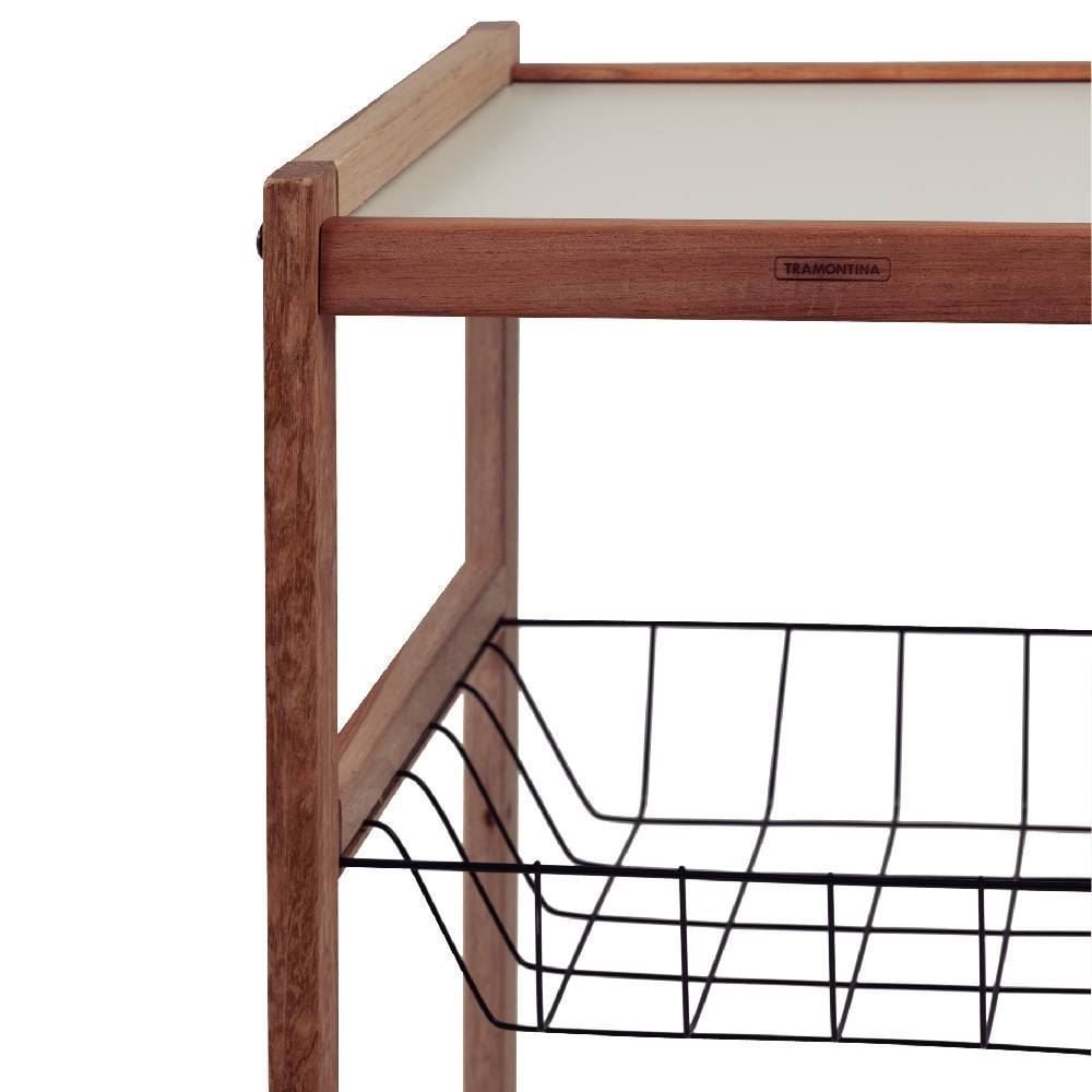 Fruteira Estante Montável 2 Cestos Tramontina - Madeira 