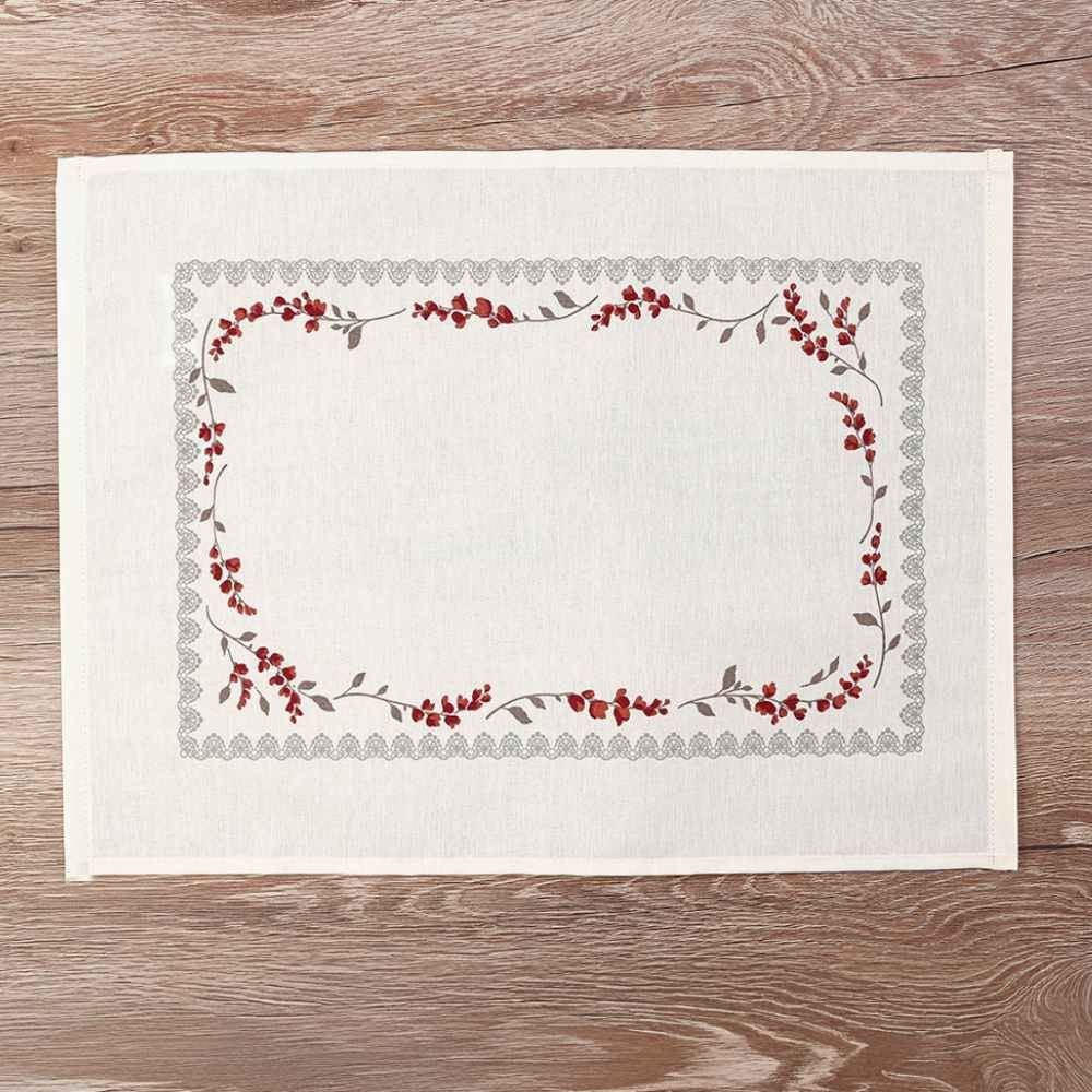 Fundo De Prato 45 X 31 Cm Clean Athenas Döhler - Buque Vintage