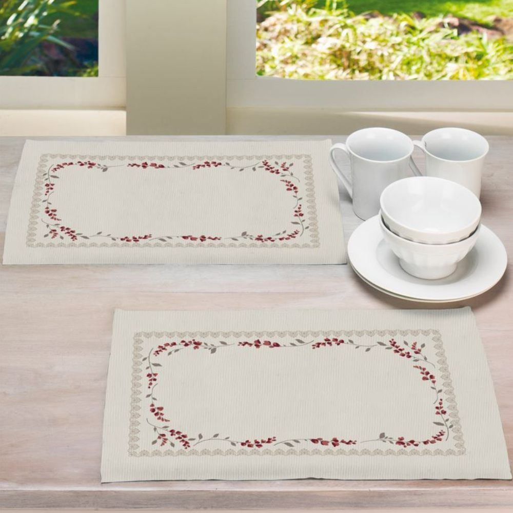 Fundo De Prato 45 X 31 Cm Clean Athenas Döhler - Buque Vintage