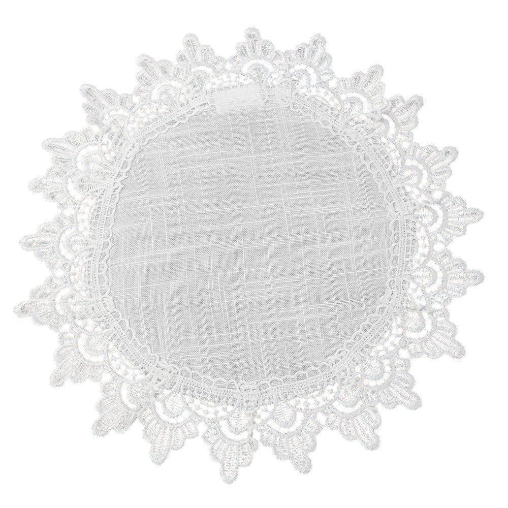 Fundo De Prato Redondo Renda Guipir Finecasa - Paris