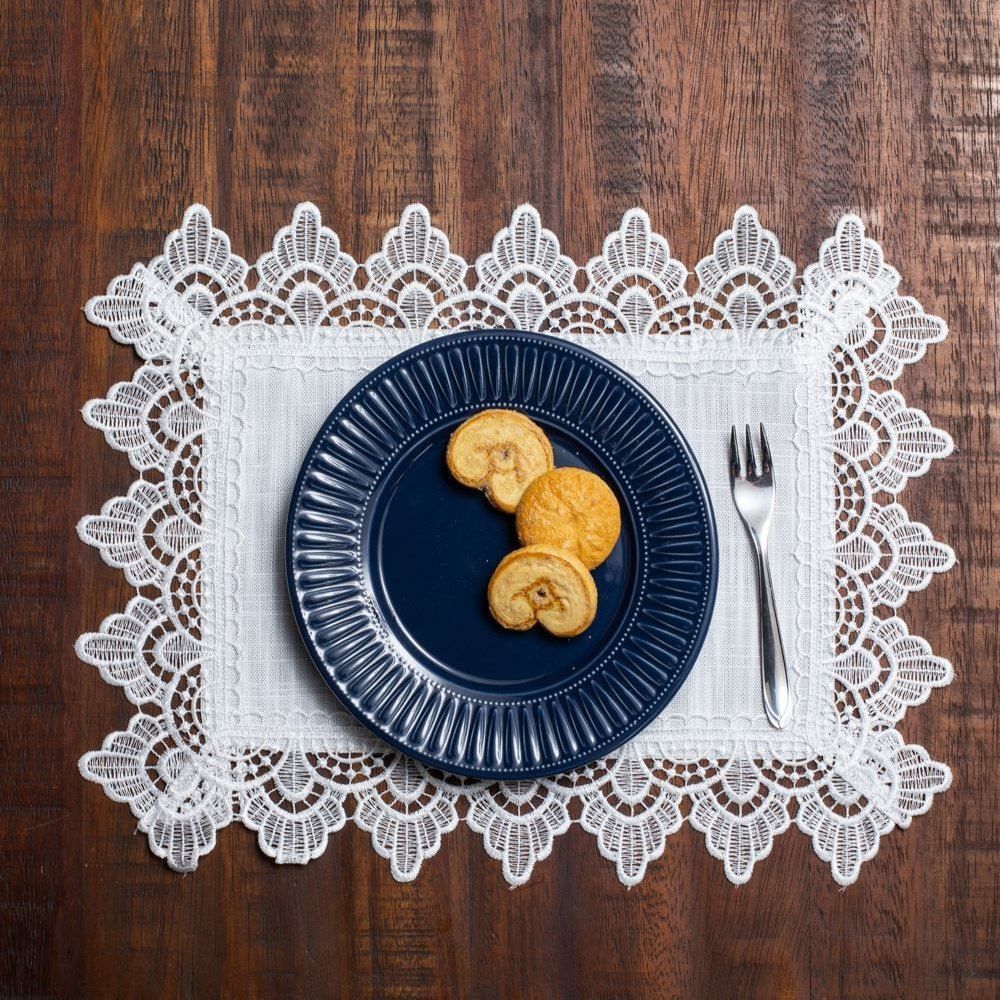 Jogo Americano De Tecido Guipir Havan Casa - Paris