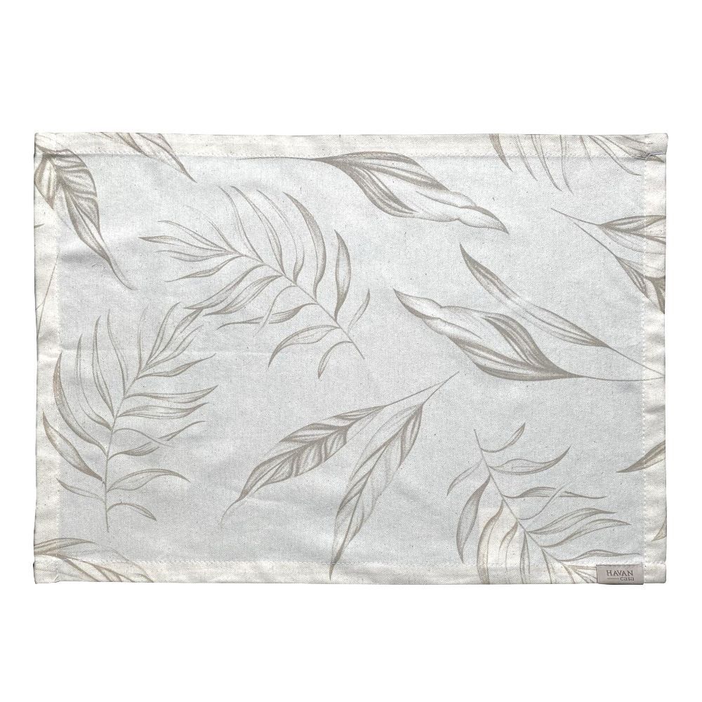 Fundo de Prato Verona 50Cm X 35Cm Havan Casa - Folhagens